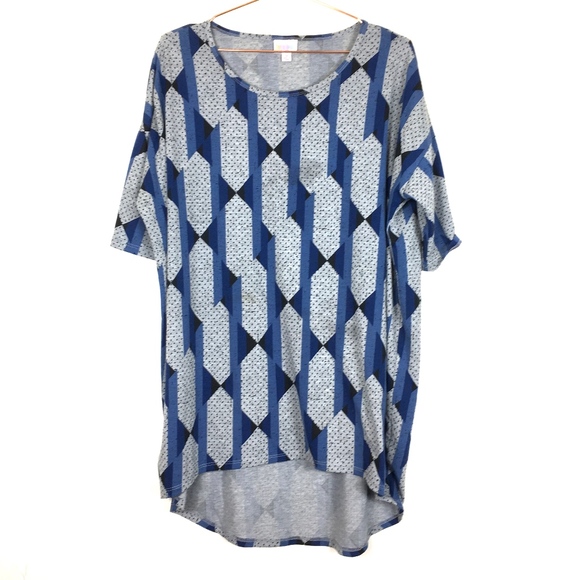 LuLaRoe Tops - Lularoe Irma Tunic Blue Gray M y